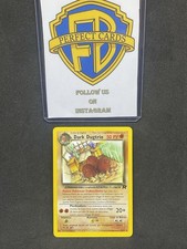 POKÉMON ROCKET UNLIMITED DARK DUGTRIO RARE NONHOLO 23/82 NM ITA picture