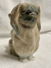 Lladro 4641 Pekingese Sitting Dog Figurine 6