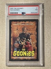 1985 Topps Goonies #1 Title Card PSA 7 Low Pop Iconic card picture