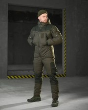 Tactical winter suit olive green lux OMNI-HEAT military, Warm army uniform 💛💙 picture