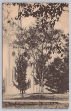 West Congregational Church Orford NH Postcard 1908 Bisbee Press picture