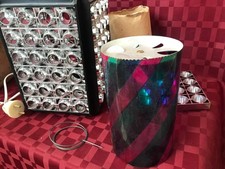 NEW Vintage USSR Retro Coloured Disco Night Lamp Rainbow Rotating Space Age picture