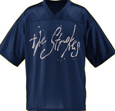 The Strokes band Jersey V-neck 2 materials HOT NEW navy Full sizes UJS95 picture