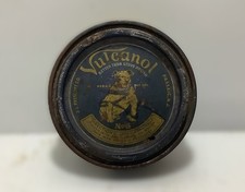 Vintage Vulcanol Better Than Stove Polish Bulldog Graphics Tin 3 1/4oz Can picture