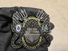 RARE USNS Carl Brashear T-AKE 7 Challenge Coin Beautiful picture