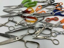 Lot of 17 Scissors Seamstress Sewing Cutting Specialty Compton Kleen Cut Revlon  picture