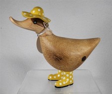 DCUK Original Wooden Duck Co - KAREN - Spotty Hat & Boots Duckys NEW Collection picture