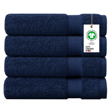 Delara 100 Organic Cotton Towels 650 Gsm Plush Feather Touch Quick Dry Bath picture