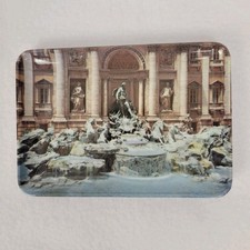 Vtg Mebel Italy Melamine Vanity Tray Rome Trevi Fountain Souvenir Catchall ROMA picture
