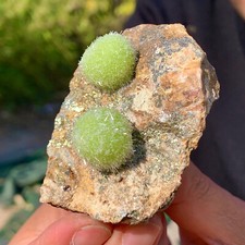 126G Natural Crystal Pyromorphite Unique Spherical specimen China picture