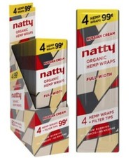 Natty Wraps - Full Width Wraps - Russian Cream FULL BOX (15/4ct - 60 TOTAL) picture