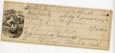 1881 Virginia City Montana Terr Promissory Note Signed Albert M Hart JP Nelson picture