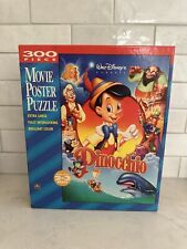 Vintage Pinocchio Jigsaw Puzzle Movie Poster Art 300 LG *NEW & SEALED* picture