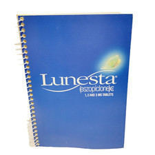 Lunesta Pharmaceutical Rep Message Taking Notebook Spiral Pad of Paper picture