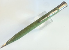 1920s Jade Lifetime Sheaffer pencil Gold clip with ball. 1.1 mm lead.  BEAUTY picture