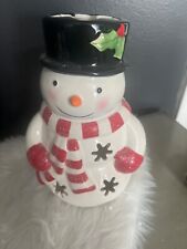 St Nicholas Square Snowman Tealight Holder9 In Tell New Without Tags picture