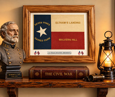 American Civil War Flag...1st Texas Infantry...Texas Flag, Wall Decor picture