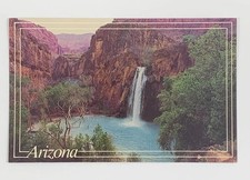 Havasupai Falls Havasupai Indian Reservation Arizona Postcard Aerial Unposted picture