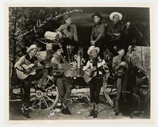 Bob Nolan 1940 Signed Photo 8x10 Sons Of The Pioneers, Singer Roy Rogers picture
