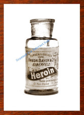 Antique Heroin Medicine Bottle PHOTO 1800s BAYER Drugs, Apothecary Medical (#3) picture