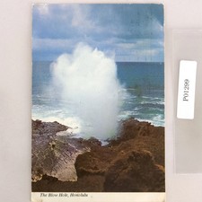 The Blow Hole Oahu Honolulu Hawaii 1970s 4x6 Postcard 1975 Geyser picture
