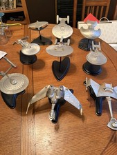 The Franklin Mint  Presents Star Trek  Almost The Whole Set 9 Ships picture