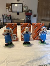 Vintage Flambro 4520a 4520b 4520c raggedy Ann Andy Figurine Lot Of 3 picture
