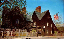 House of Seven Gables 1668 Salem Mass Nathanial Hawthorn postcard a39 picture