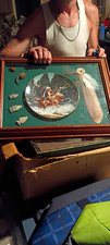 The Hamilton Collection The Challenge Porcelain Plate 8in Native American picture