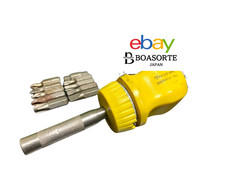 Rare Snap On Stabi Ratchet Screwdriver SSDMR1A with various bits picture