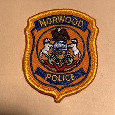 Small NORWOOD POLICE Patch 20K picture