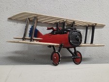 Vintage 1975 Homco Cast Metal WWI Red Triplane Wall Art Plaque picture