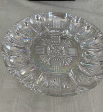 Federal Glass 12 Deviled Egg / Tray Relish Clear picture