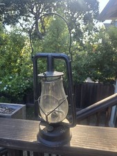 Vintage Dietz Hy-Lo - New York  -Black  Kerosene Barn Lantern picture