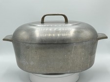 Vintage Wagner Ware Sidney-O Magnalite 4265-P 8 Qt Roaster Lid & Trivet picture