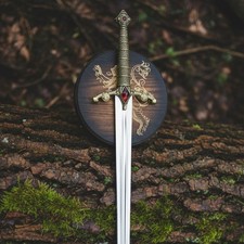 Custom Forged Viking Sword Stainless Steel Handmade Replica Wall Hanging Gift picture