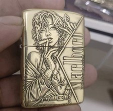 Marlboro Hot Girl zippo Brass Lighter In a New Box picture