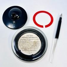 NOS Esterbrook Model No. 444 Dip-less Fountain Ink Well w/ Gold US Navy Emblem picture