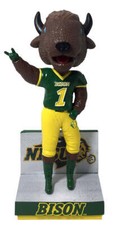 Thundar North Dakota State Bison Green Jersey Bobblehead NCAA College picture