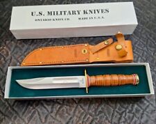 Ontario Knives P4 USMC Combat Knife 120TH ANNIVERSARY 1 OF 1 RARE C. 2009 MINT picture