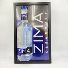 ZIMA CLEARMALT Lighted Bar Sign 26x16x10 Advertising Display Tested WORKS picture