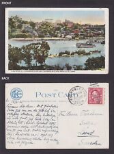 Postcard, United States, Knoxville TN, Tennessee River and Business Section picture