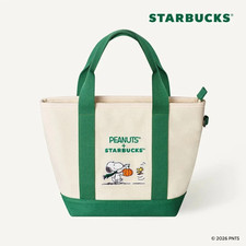 NEW 2026 Starbucks Peanuts Snoopy Tote Bag Fall Gift Authentic picture