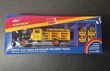 Vintage Siku Eurobuilt Coca-Cola White Old-Timer Delivery Truck #2860 picture