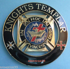 Grand York Rite Knights Templar Auto Cut out Car Emblem Freemasonry York Mason  picture