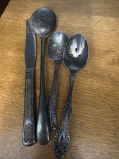 Vintage Silverplate Wm Rogers Lot of 4 picture