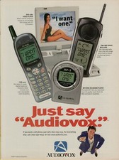 2001 Audiovox CDM 9100 Cellphone Two-Way Radio GPS MP3 Recorder Vintage Print Ad picture