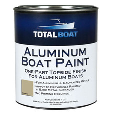 TotalBoat Aluminum Boat Paint for Canoes, Bass Boats, Dinghies Khaki, 1 Quart picture
