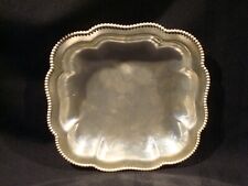 Vintage Silver Plated Square 7.5