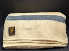 Vintage Early's Settler 100% Wool 4 Point Blanket Witney England Hudson Bay RARE picture